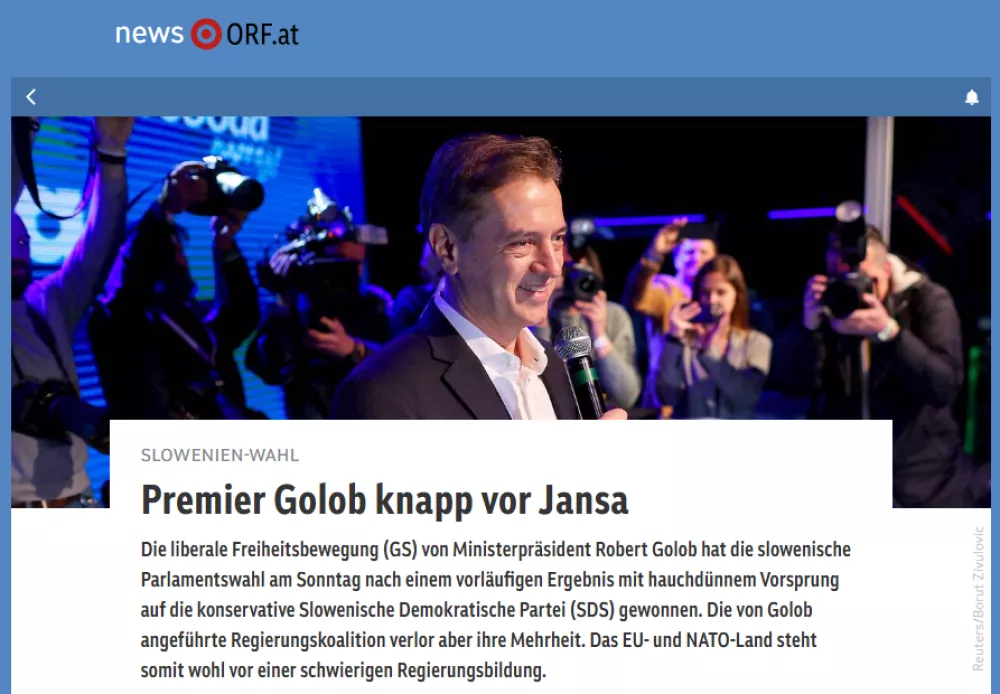 Volitve slovenija tujina