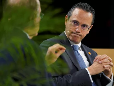 Shell CEO Wael Sawan reacts during the CERAWeek energy conference 2026 in Houston, Texas, U.S., March 24, 2026. REUTERS/Danielle Villasana