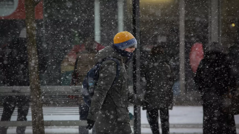 06.01.2026 - Zima, sneženje - sneg - sneg v LjubljaniFoto: Luka Cjuha