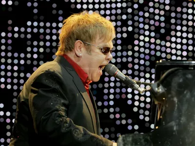 Ljubljana, Arena Stozice. Koncert Eltona Johna v sklopu turneje Greatest Hits Tour. Foto: Daniel Novakovic/STA