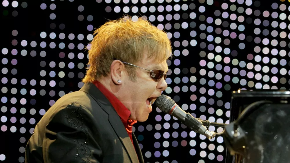 Ljubljana, Arena Stozice. Koncert Eltona Johna v sklopu turneje Greatest Hits Tour. Foto: Daniel Novakovic/STA