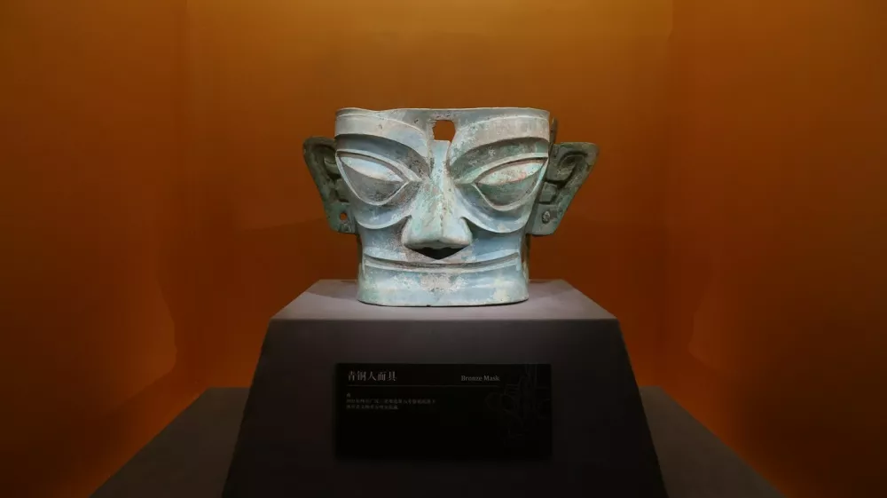 An exhibition on Sanxingdui attracts visitors in Beijing, China, 20 January, 2026.,Image: 1068511218, License: Rights-managed, Restrictions: *** World Rights Except China (including Hong Kong, Macau, and Taiwan) and France *** CHNOUT FRAOUTHKGOUT MACOUT TWNOUT, Model Release: no