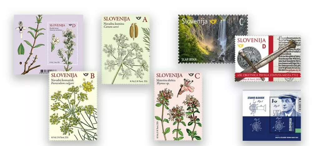 Znamke v mesecu marcu