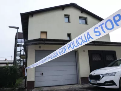 - 30.09.2025 - hi&scaron;na preiskava pri Ale&scaron; Hojs - policija//FOTO: Jaka Gasar