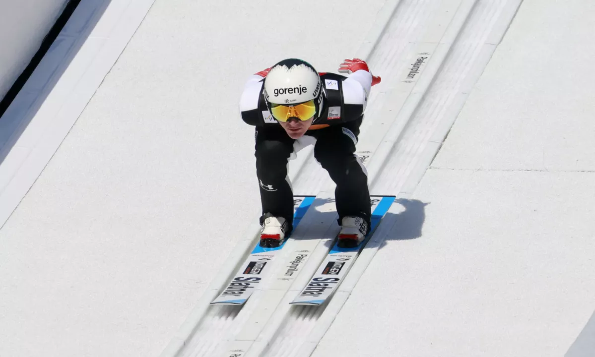 V Planici so po prvi seriji ekipne preizkušnje slovenski letalci na četrtem mestu.