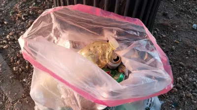 Jutranji sprehajalci pobrali smeti, ki so ostale za četrtkovimi navijači nogometne tekme v Stožicah. F Vesna Levičnik