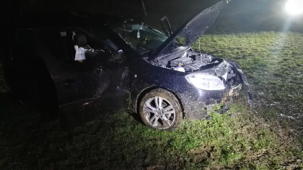 Pijan zletel s ceste, njegovemu bratu ni bilo več pomoči