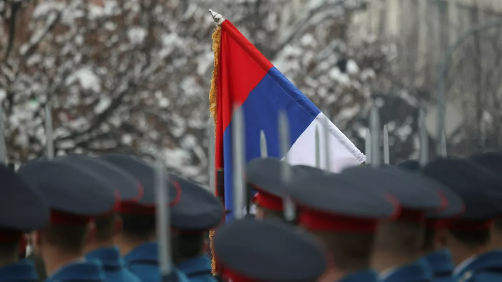 Members of the Bosnian Serb Police Force march as they celebrate the autonomous region's statehood day with a parade of special forces and armoured vehicles in Banja Luka, Bosnia and Herzegovina, January 9, 2026. REUTERS/Amel Emric