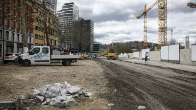 31.3.2026 - Masarykova cesta prenova - gradbišče - potniški center EmonikaFoto: Luka Cjuha