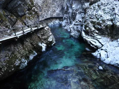 Blejski vintgar, reka Radovna