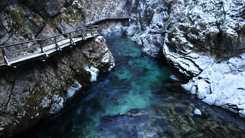 Blejski vintgar, reka Radovna