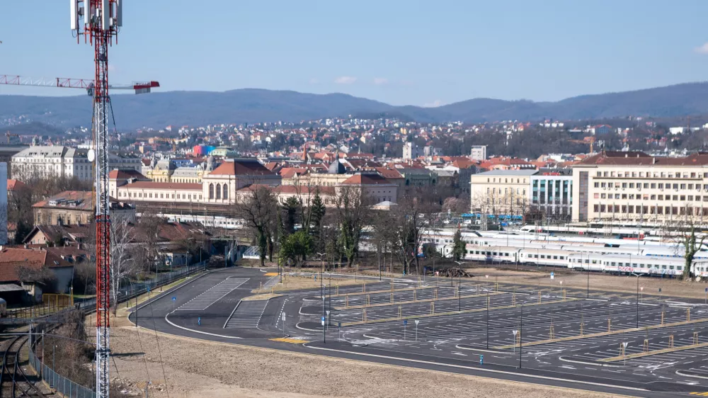 05.03.2026., Zagreb - Pogled na novo parkiraliste Gredelj. Photo: Luka Antunac/PIXSELL