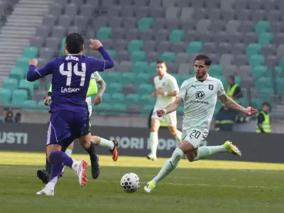 - Nemanja Motika,- 08.03.2026. 1. liga Telemach v nogometu. NK Olimpija - NK Maribor, derbi.//FOTO: Bojan Velikonja