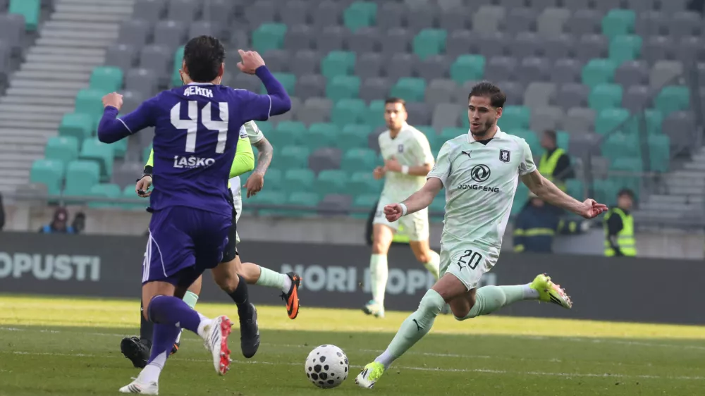 - Nemanja Motika,- 08.03.2026. 1. liga Telemach v nogometu. NK Olimpija - NK Maribor, derbi.//FOTO: Bojan Velikonja
