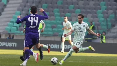 - Nemanja Motika,- 08.03.2026. 1. liga Telemach v nogometu. NK Olimpija - NK Maribor, derbi.//FOTO: Bojan Velikonja