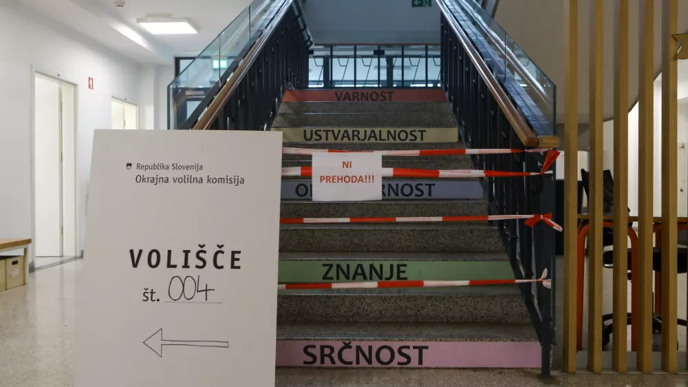 22.3.2026 - volitve v državni zbor 2026 - parlamentarne volitve 2026 - voli&scaron;čeFoto: Luka Cjuha