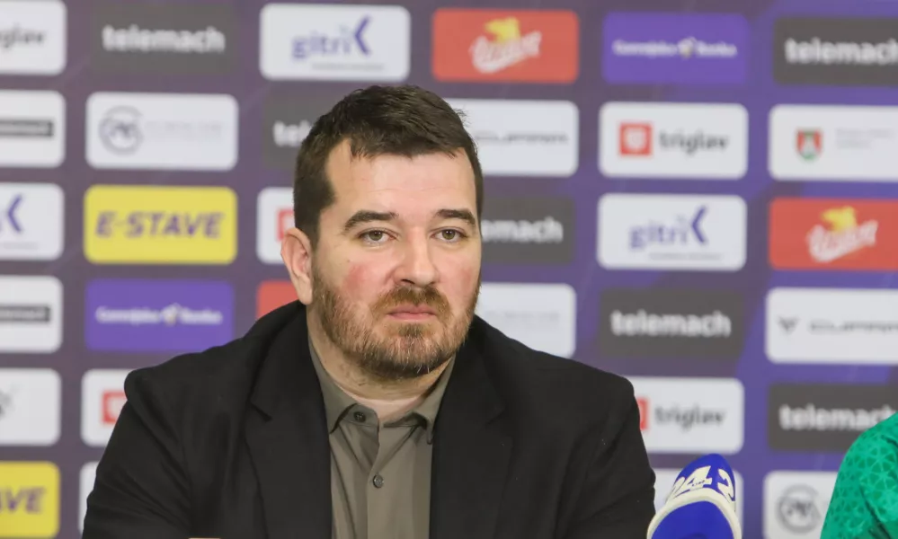 - &scaron;portni direktor Goran Boromisa,- 10.01.2025. - Novinarska konferenca NK Olimpije pred odhodom na priprave v &Scaron;panijo.//FOTO: Bojan Velikonja