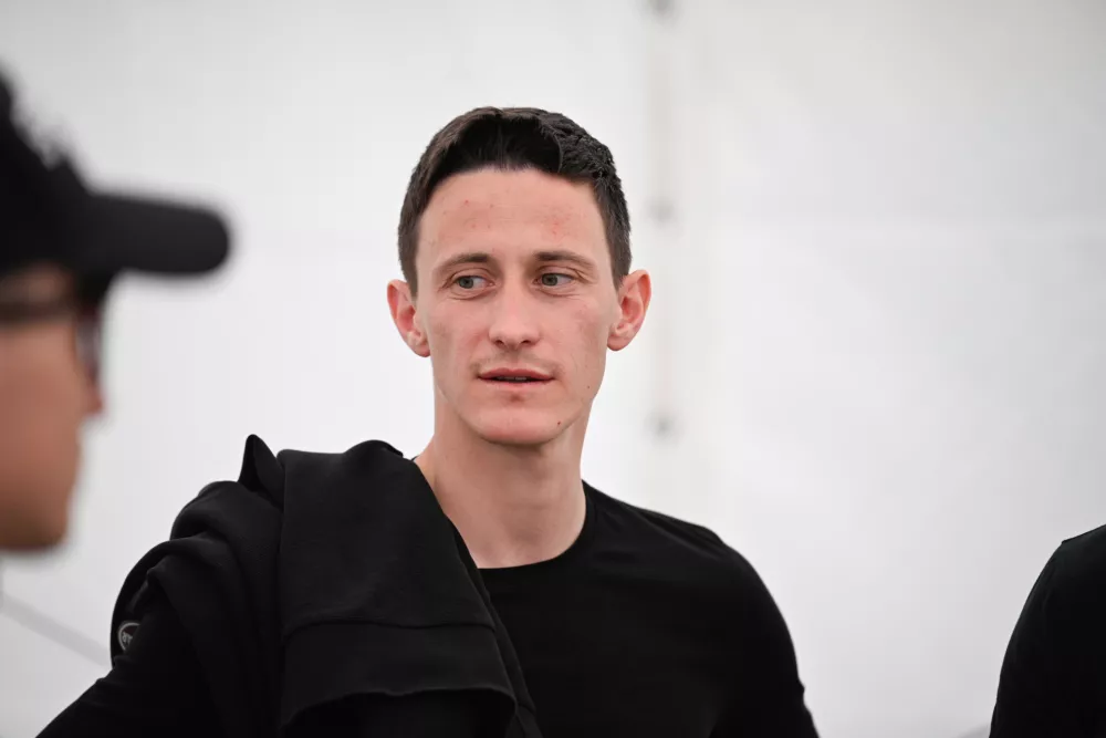 06.04.2026 - Sprejem Nike in Domna Prevca v Dolenji vasiFoto: Nik Erik Neubauer