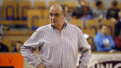 -Trener Partizana Du&scaron;ko Vujo&scaron;evič-Ko&scaron;arka: Union Olimpija &ndash; Partizan, 9. krog, liga -Ko&scaron;arkarji Uniona Olimpije so v 9. krogu lige izgubili s Partizanom z 61:66 (23:14, 40:26, 53:44). //FOTO: Luka CjuhaOPOMBA: ZA OBJAVO V ČASOPISU DNEVNIK