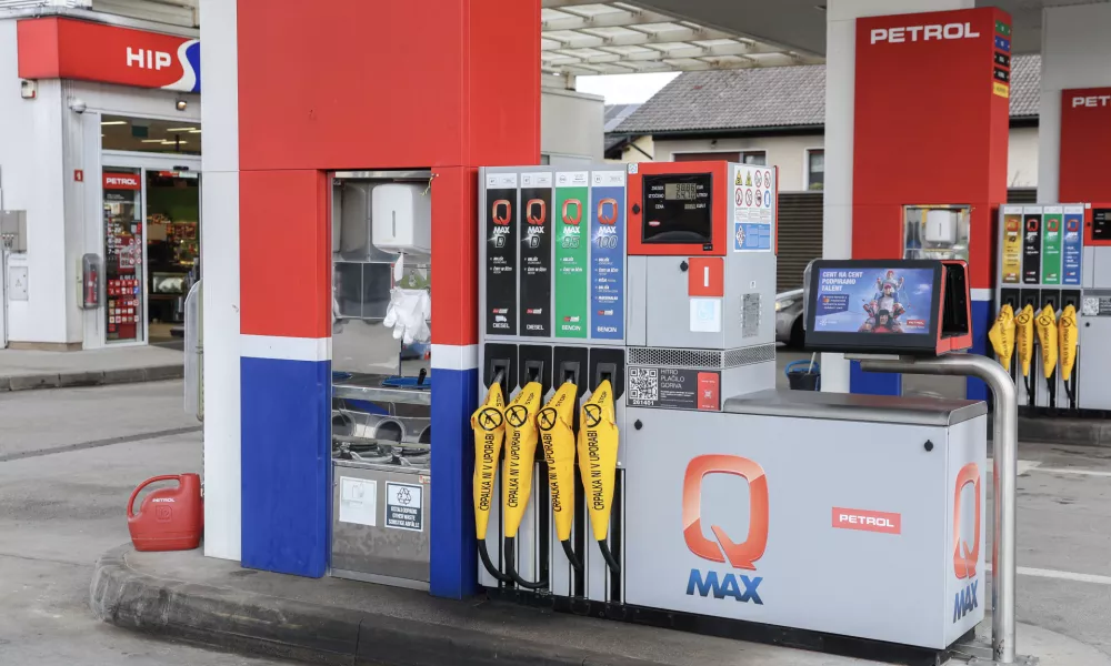 - 14.03.2026 - nedelujoča bencinska črpalka, kriza z nafto, gorivo, nafta, Petrol//FOTO: Jaka Gasar