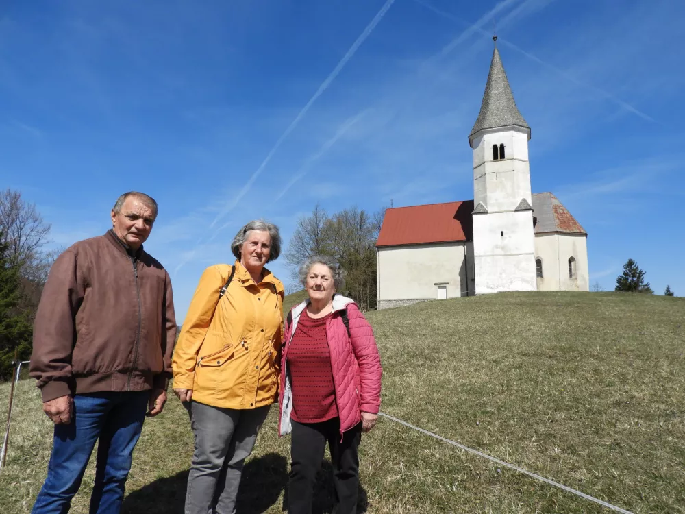 Gusti Adanič, Olga Adanič in &Scaron;tefka Flajs sveti Lovrenc / Foto: Katja Petrovec 