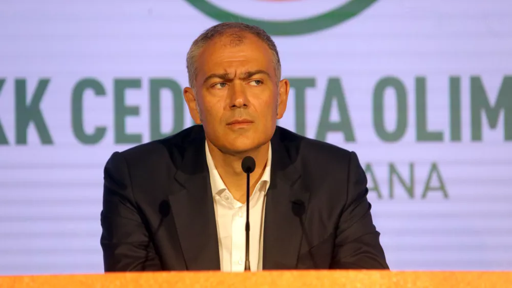 lastnik podjetja Atlantic Grupa in predsednik KK Cedevita Emil Tedeschi - 04.06.2019 - združitev ko&scaron;arkarskih klubov ljubljanske Petrol Olimpije in zagreb&scaron;ke Cedevite, ki naj bi se v prihodnje imenoval KK Cedevita Olimpija - predsednika kluba Olimpije in Cedevite razkrila podrobnosti o združitvi klubov oziroma o skupnem projektu, //FOTO: Jaka Gasar