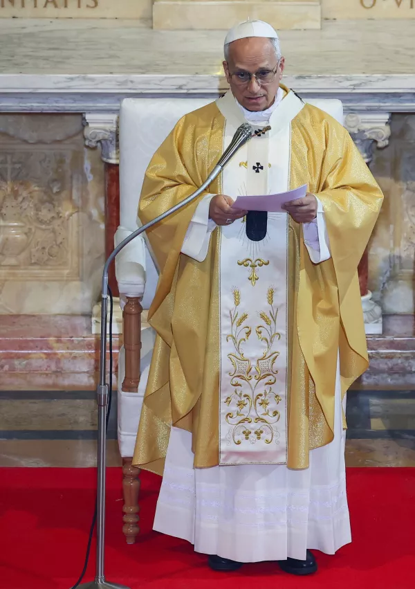 Pope Leo XIV holds a holy Mass at the Basilica of Saint Augustine in Annaba, Algeria, April 14, 2026. REUTERS/Guglielmo Mangiapane / Foto: Guglielmo Mangiapane