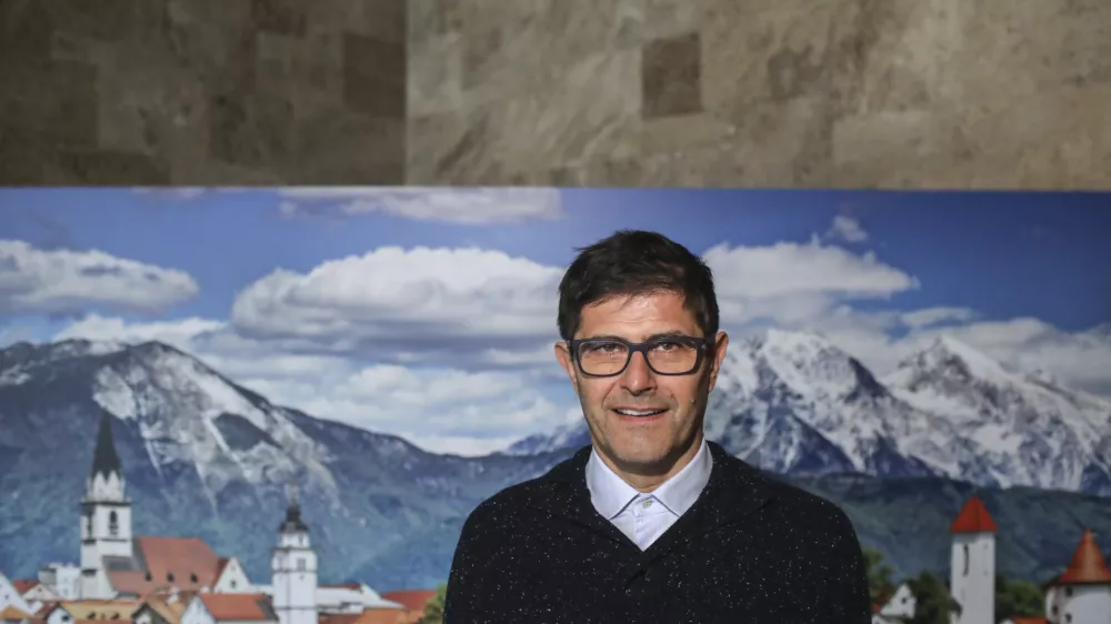 - 23.01.2023 -  Matjaž Rakovec, župan Mestne občine Kranj, predsednik Hokejske zveze Slovenije//FOTO: Jaka Gasar