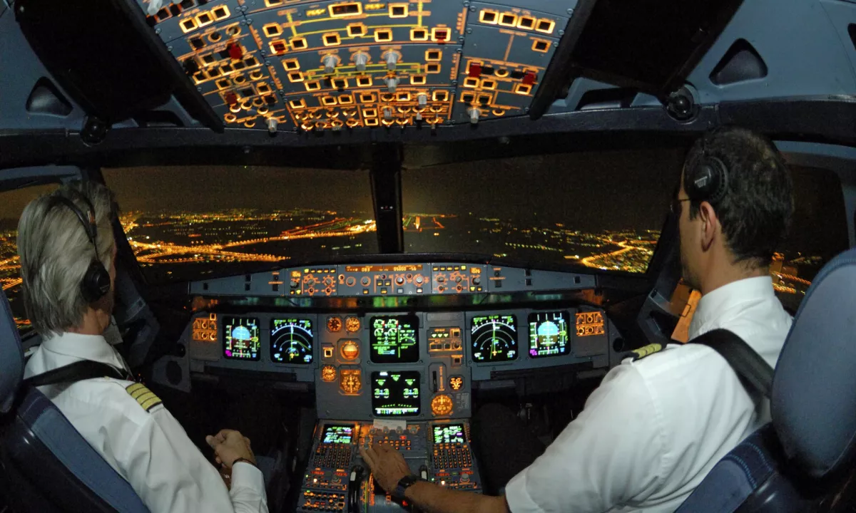 Pilota sta na frekvenci nacionalnega letališča s kontrolo letenja komunicirala tako, da sta mijavkala in lajala.