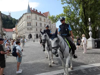 24.07.2025 -policija, konji Foto: Tomaž Skale