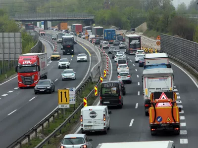 16.04.2026 - simbolična fotografija - kolona, &scaron;tajerska avtocestaFoto: Tomaž Skale