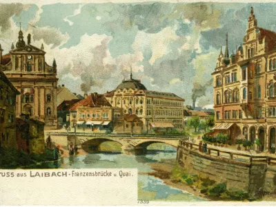 Ljubljana 1900 / Foto: Wikimedia