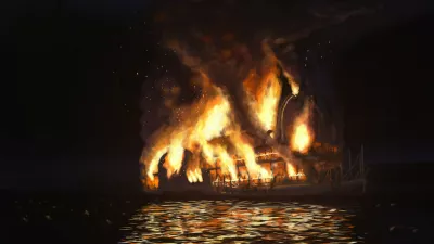 Umetnikova upodobitev grozljive nesreče / Foto: Wikipedia