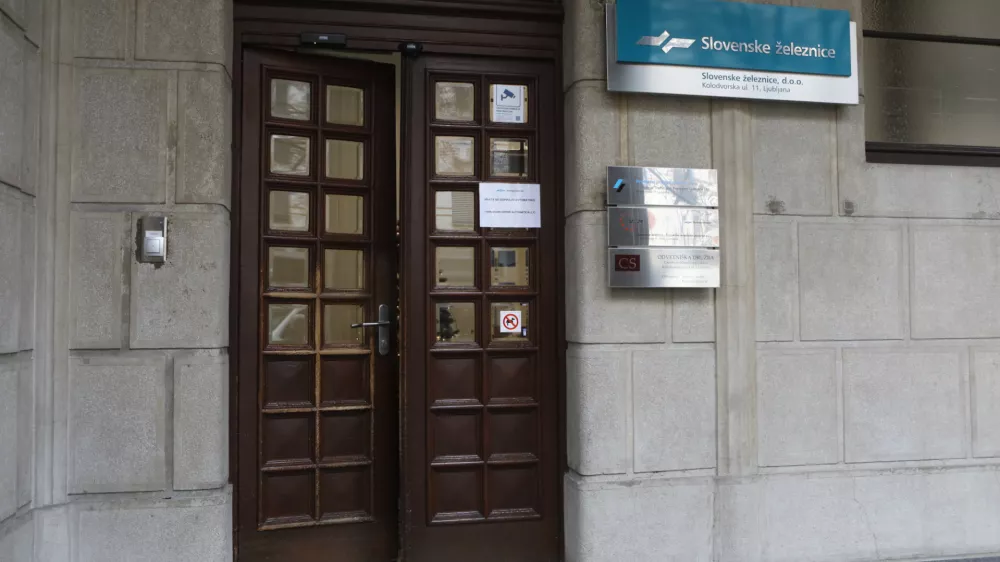 17.12.2025 Slovenske železnice, uprava, Kolodvorska ulica. Foto Luka Cjuha