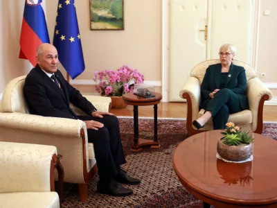 20.05.2026 -pogajanja o izboru za predsednika vlade Nata&scaron;a Pirc Musar,, Janez Jan&scaron;aFoto: Tomaž Skale