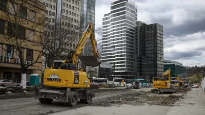 31.3.2026 - Masarykova cesta prenova - gradbi&scaron;če - potni&scaron;ki center EmonikaFoto: Luka Cjuha