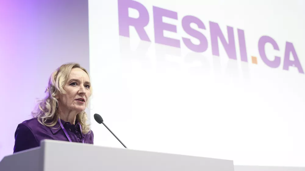 Sabina Senčar- 17.01.2026 - stranka Resni.ca je pred parlamentarnimi volitvami na dogodku Resnica za Slovenijo v ljubljanskem hotelu Mons predstavila ekipo in vizijo za prihodnost//FOTO: Jaka Gasar