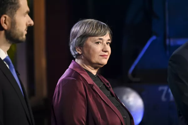 Nata&scaron;a Sukič- 03.06.2024 - predvolilno soočenje predstavnikov osmih kandidatnih list, ki kandidirajo na evropskih volitvah; POP TV, LJUBLJANA