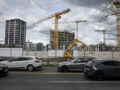 31.3.2026 - Masarykova cesta prenova - gradbi&scaron;če - potni&scaron;ki center EmonikaFoto: Luka Cjuha