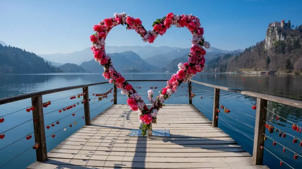 ljubezenske ključavnice, Bled