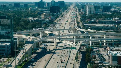 The Katy Freeway is widest near its intersection with the Sam Houston Tollway in west Houston. At 26-lanes wide in parts, the Katy I-10 Freeway in Houston is by some measures the widest highway in the world. I-45, which intersects with I-10 north of downtown, may soon be expanded as well.,Image: 750584525, License: Rights-managed, Restrictions:, Model Release: no / Foto: Profimedia