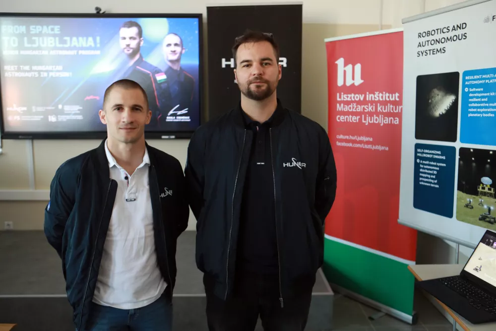 22.04.2026 - Madžarska astronavta Tibor Kapu, Gyula CserenyiStrojna fakultetaFoto:Tomaž Skale / Foto: Tomaž Skale
