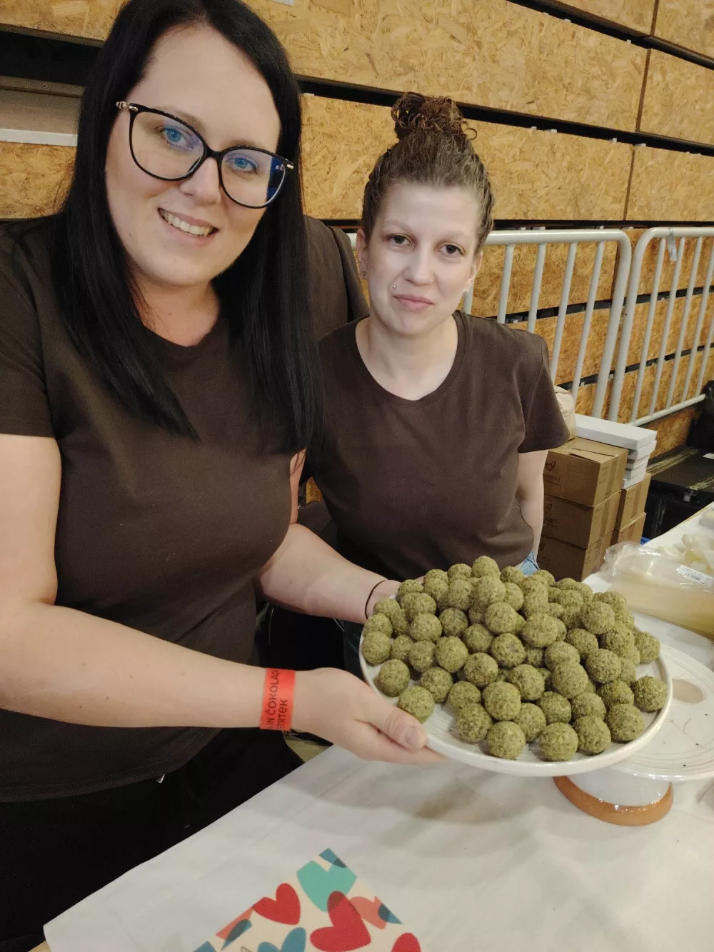 Bučne praline čokoladnice Passero. / Foto: Mojca Marot