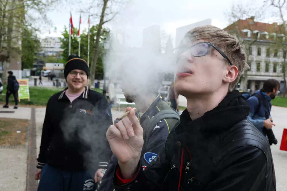 Marihuana mar&scaron; v Ljubljani&nbsp;/ Foto:&nbsp;Bojan Velikonja