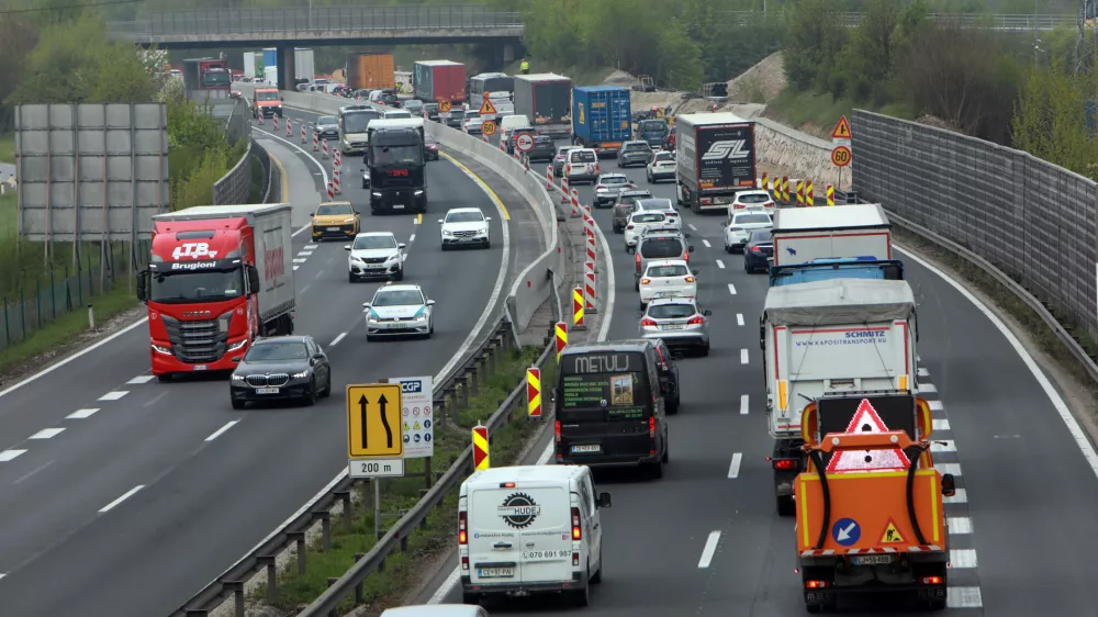 16.04.2026 - simbolična fotografija - kolona, &scaron;tajerska avtocestaFoto: Tomaž Skale