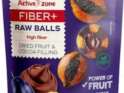 Odpoklic kroglic iz suhega sadja s kakavovim nadevom in prelivom srbskega proizvajalca Agranela. Foto: Mercator