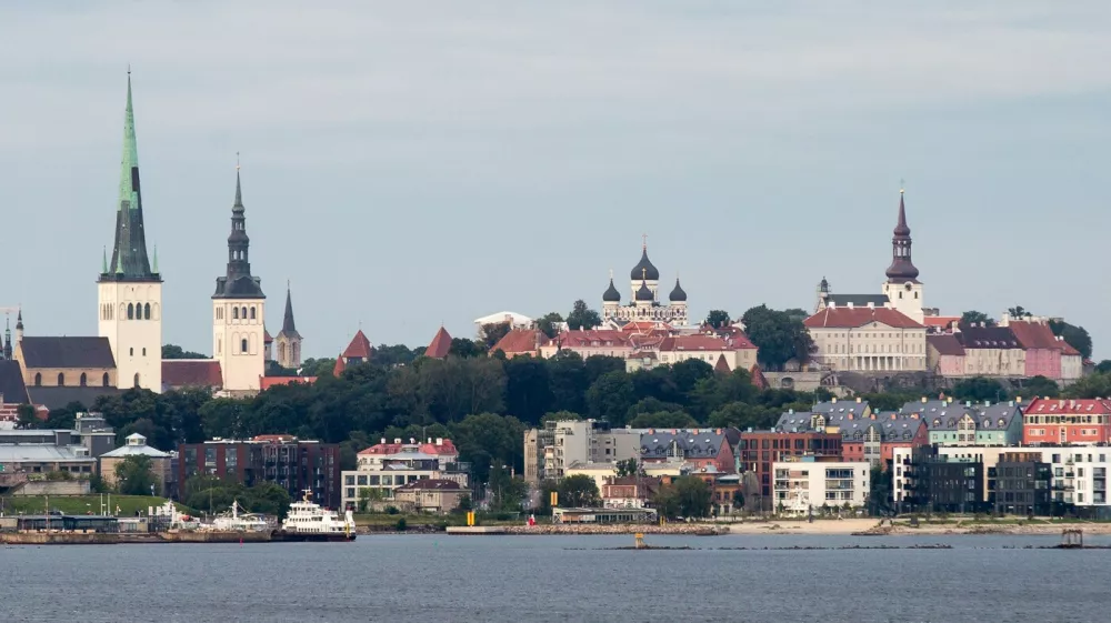 August 16, 2024, Tallinn, Harju County, Estonia: A view of the panorama of the city and the Port of Tallinn. Tallinn is the capital and main governmental, financial, industrial, and cultural centre of Estonia.,Image: 946487828, License: Rights-managed, Restrictions:, Model Release: no