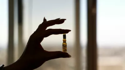 An Iranian nurse shows an injection vial at a hospital, amid a ceasefire between U.S. and Iran, in Tehran, Iran, April 23, 2026. Majid Asgaripour/WANA (West Asia News Agency) via REUTERS ATTENTION EDITORS - THIS PICTURE WAS PROVIDED BY A THIRD PARTY