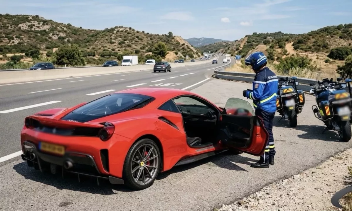 Upokojenec se je v svojem ferrariju 488 pista peljal s hitrostjo kar 256 kilometrov na uro.