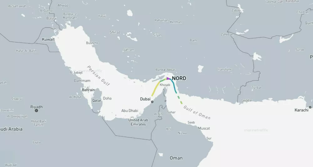Jahta Nord Hormu&scaron;ka ožina